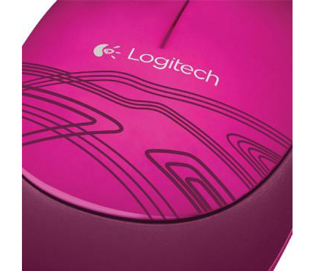 Logitech M105 czerwona USB - 81741 - zdjęcie 3